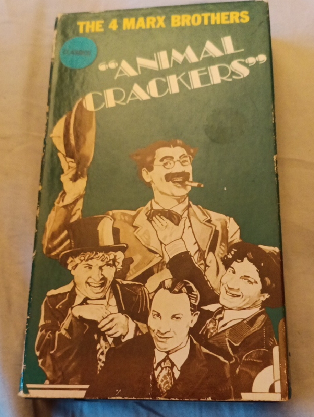 The 4 Marx Brothers "Animal Crackers" Vintage Movie Vhs